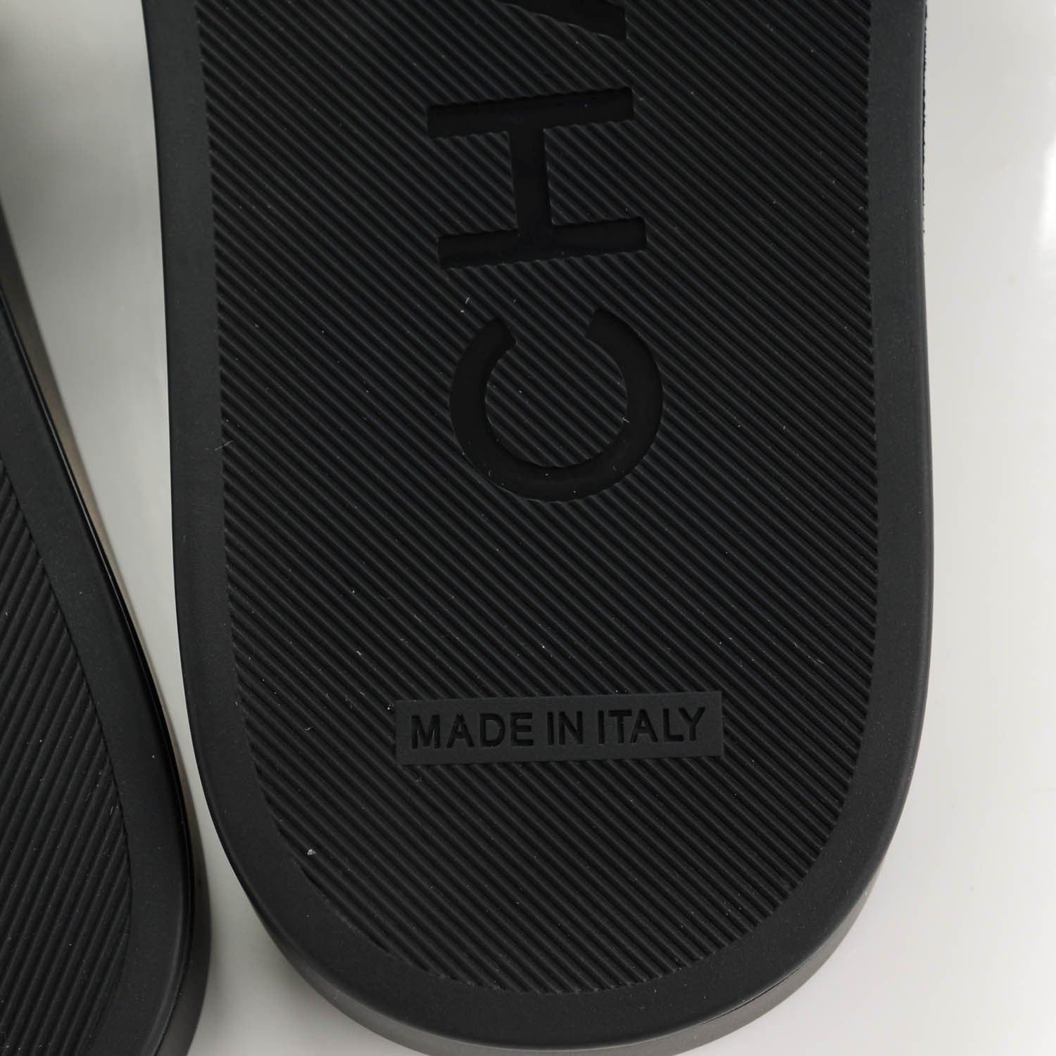 Chanel Nylon Chain Flat Sandals 36 Marine 6 of 8