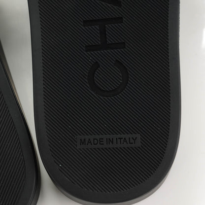 Chanel Nylon Chain Flat Sandals 36 Marine 6 of 8