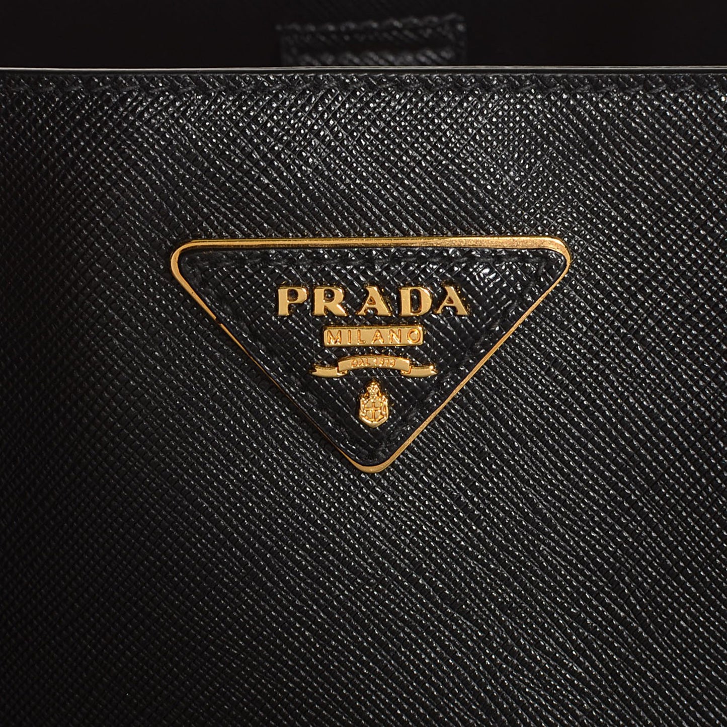 Saffiano Lux Large Tote Nero Black