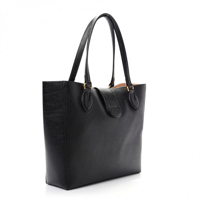 Gucci New Sakai Calfskin Lux Small Dahlia Tote Black 2 of 9