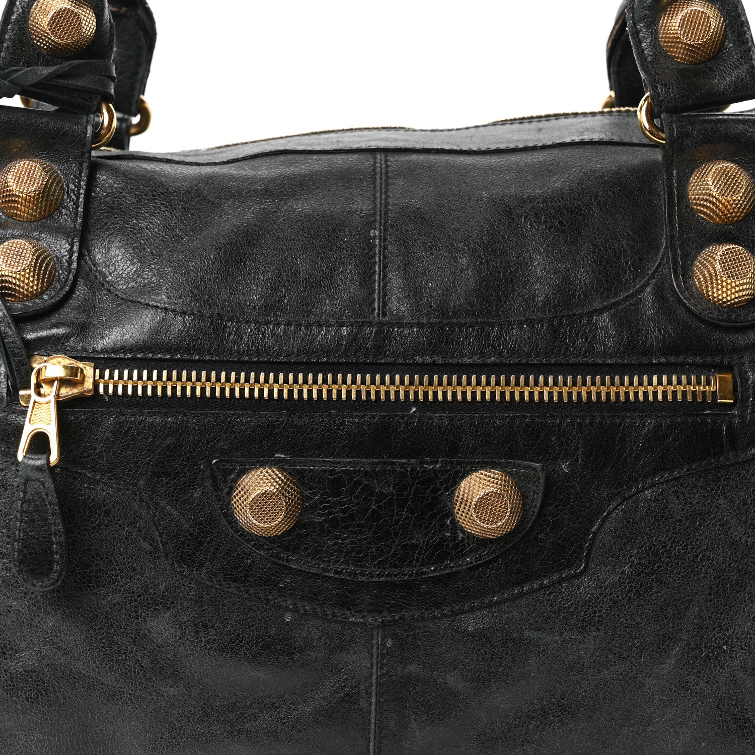 Balenciaga Agneau Giant 21 Gold Hardware Work Black 9 of 13