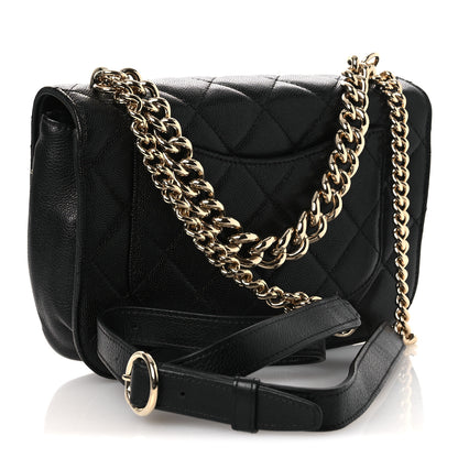 Chanel Caviar Quilted Small Studded Flap Black 3 of 11