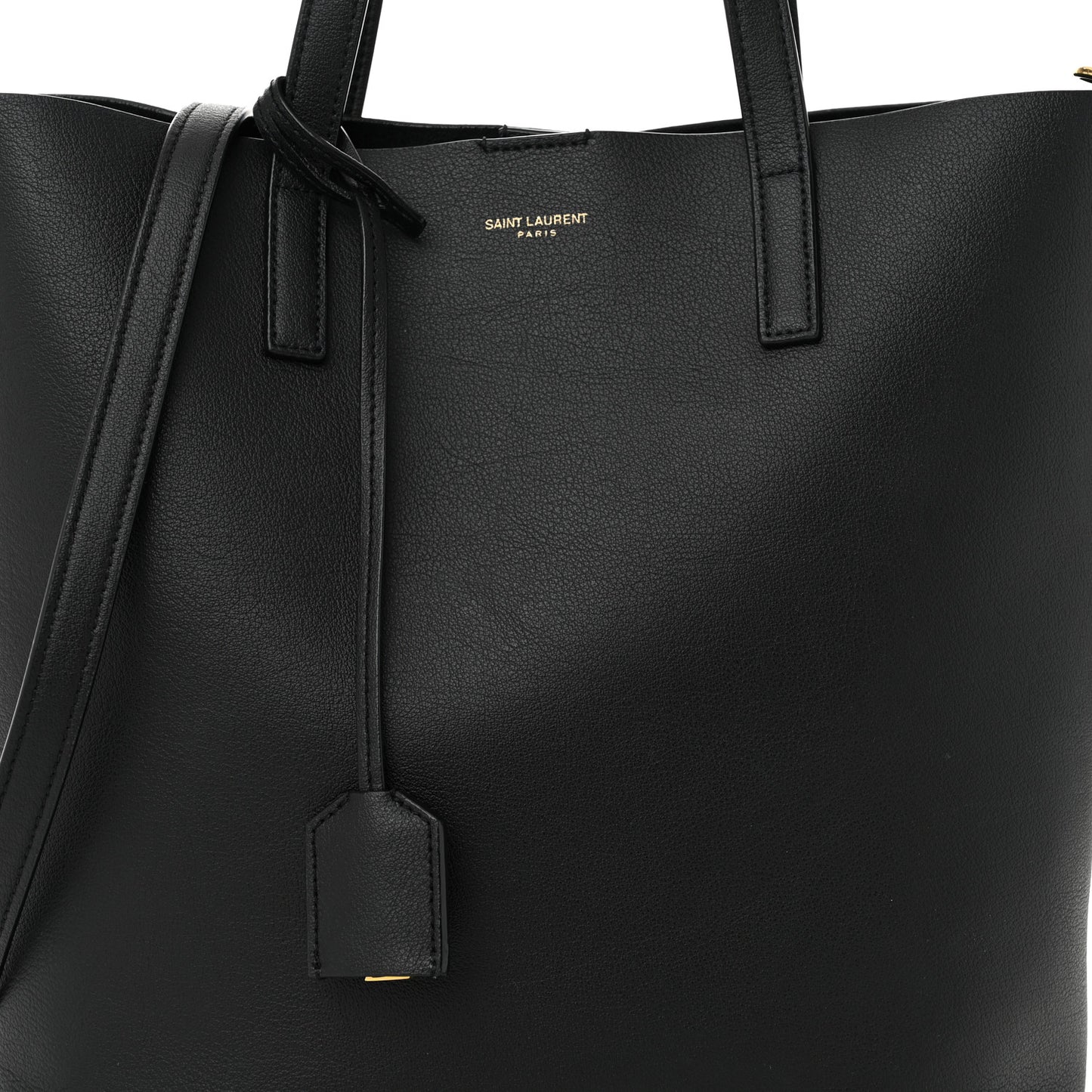 Calfskin Toy Shopping Tote Black