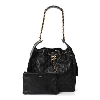 Chanel Caviar Quilted Medium Chanel 25 Handbag Black 3 of 12