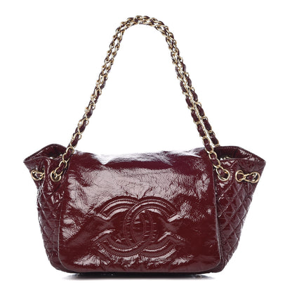 Chanel Vinyl Medium Rock and Chain Flap Bordeaux 1 of 9