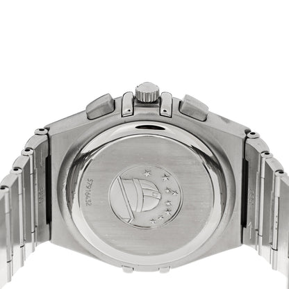 Omega Stainless Steel 39mm Constellation Double Eagle Chronograph Quartz Watch White 1542.30.00 4 of 4