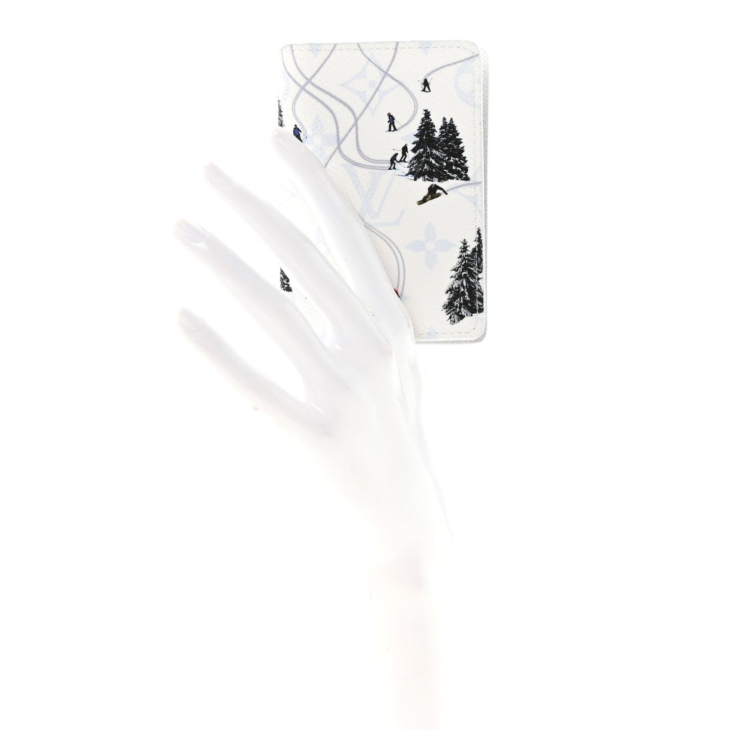 Monogram Sports Passport Cover Ski White