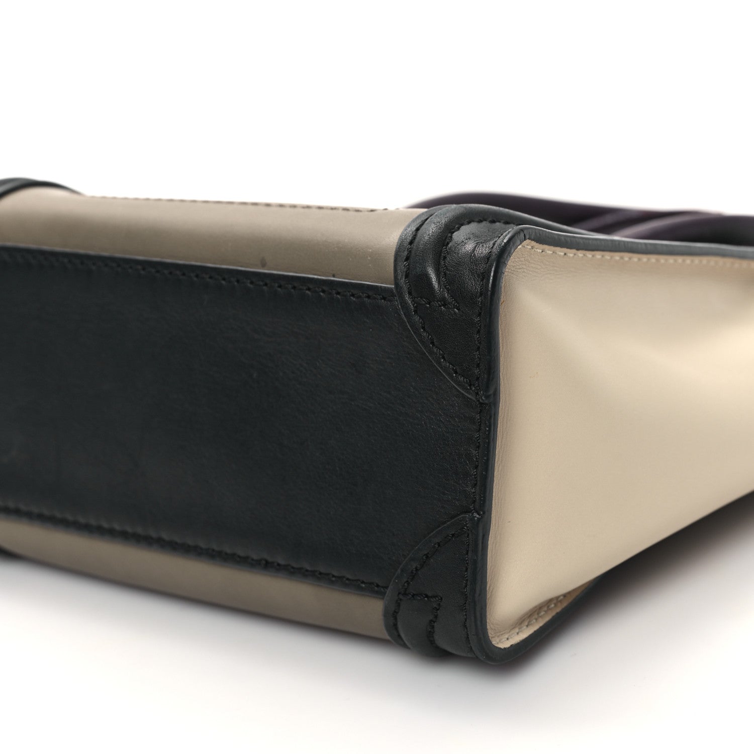 Celine Smooth Drummed Calfskin Nano Tri-Color Luggage Khaki 10 of 13