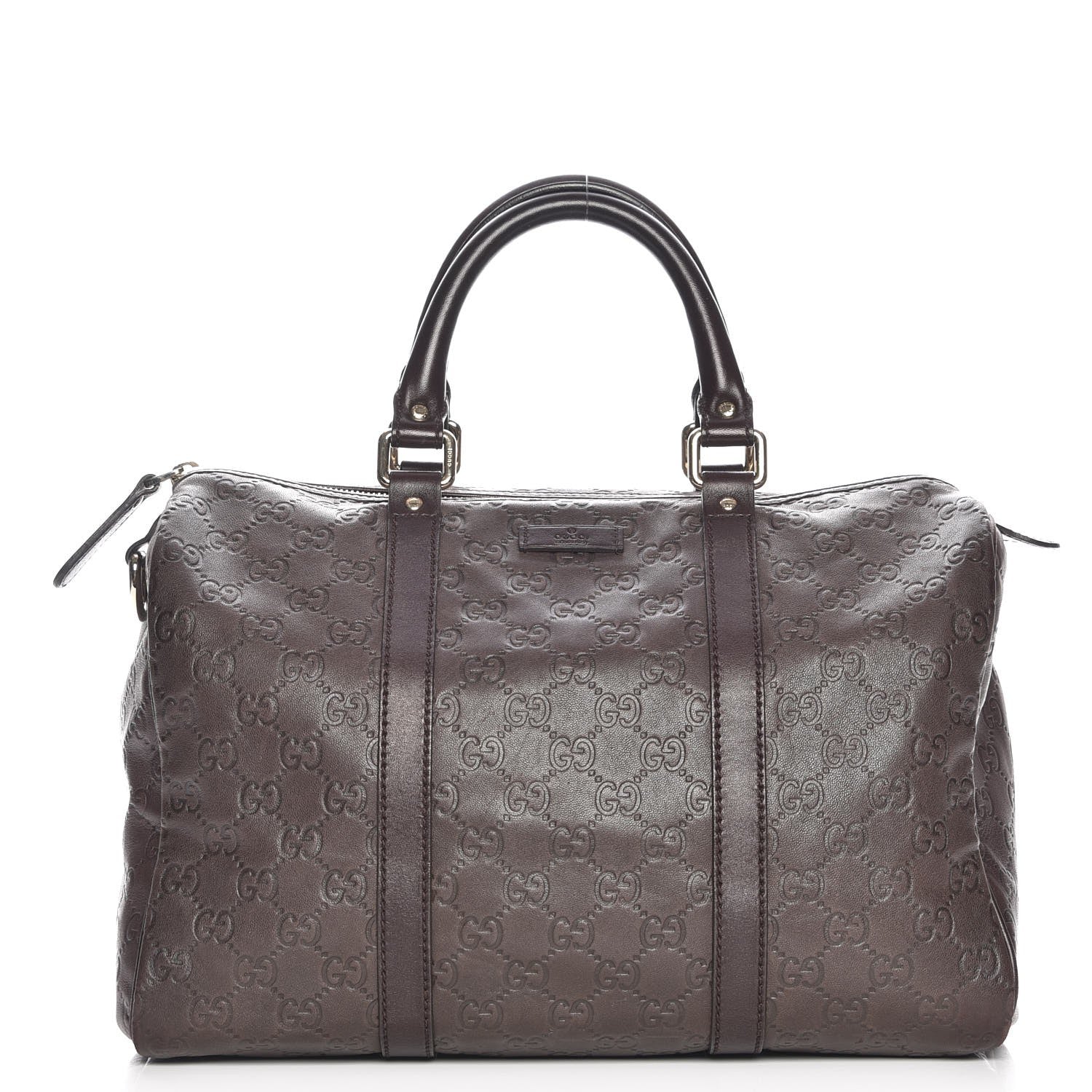 Gucci Guccissima Medium Joy Boston Dark Brown 1 of 9