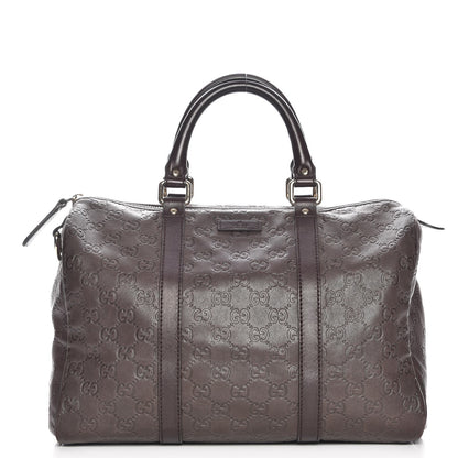Gucci Guccissima Medium Joy Boston Dark Brown 1 of 9