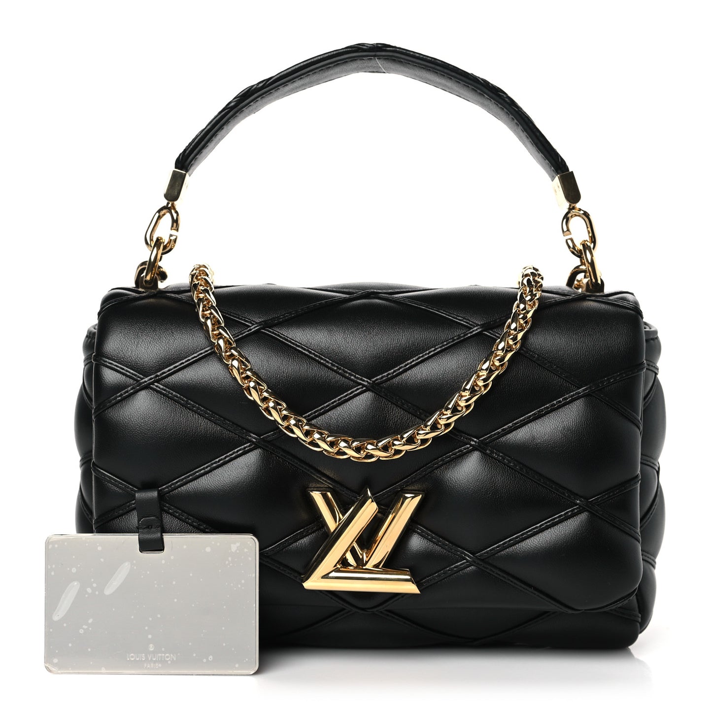 Lambskin Malletage Top Handle GO-14 MM Black