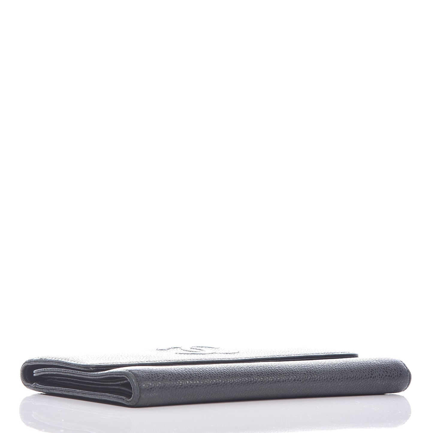Caviar Timeless CC Large Flap Wallet Black
