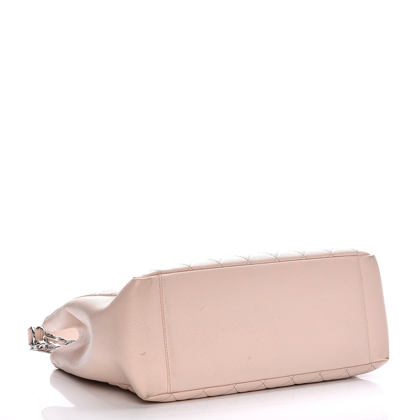 Caviar Quilted Grand Shopping Tote GST Light Pink