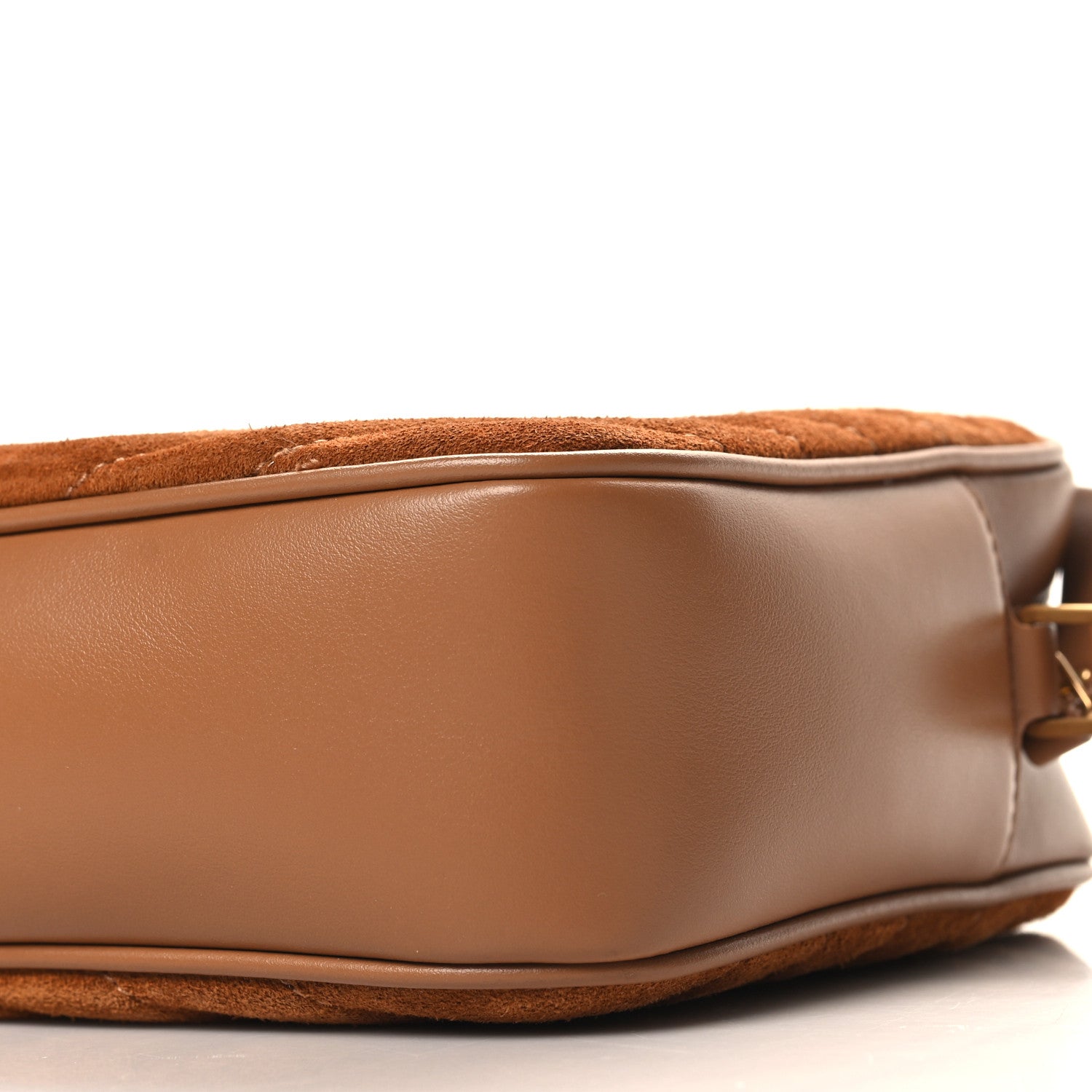 Saint Laurent Suede Matelasse Monogram Lou Camera Bag Cinnamon 10 of 10