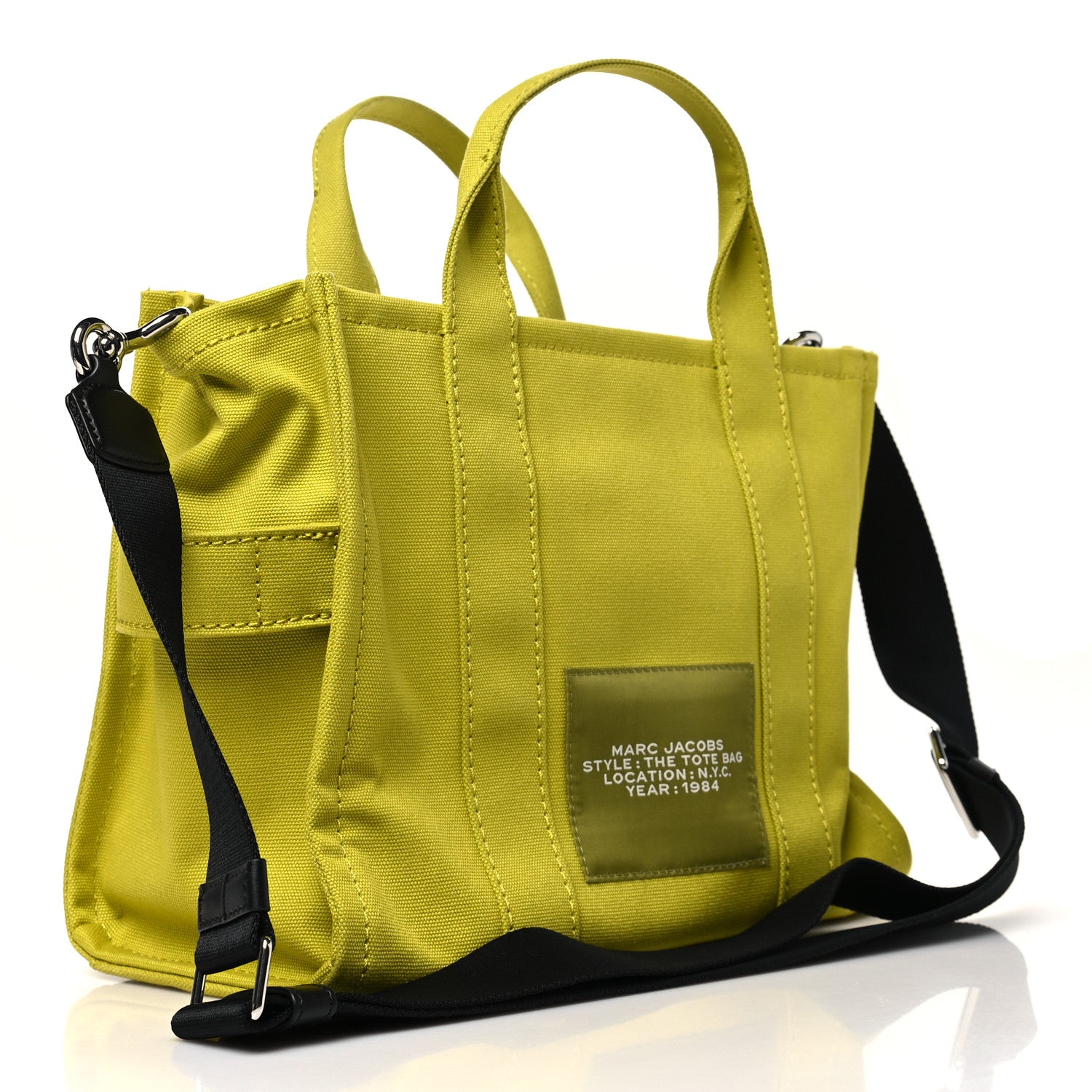 Marc Jacobs Cotton Canvas Medium The Traveler Tote Bag Cirtine 2 of 9