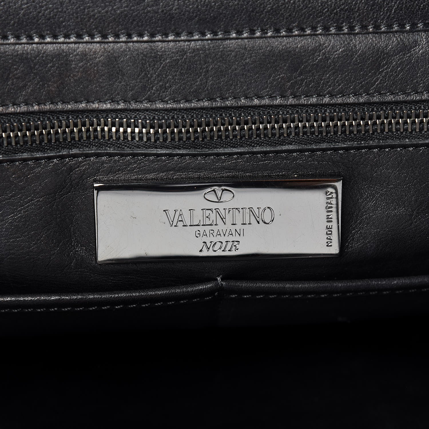 Valentino Garavani Vitello Medium Rockstud All Over Tote Black 7 of 11