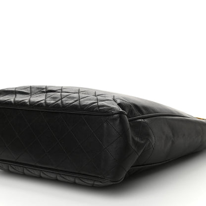 Chanel Lambskin Shoulder Bag Black 10 of 10