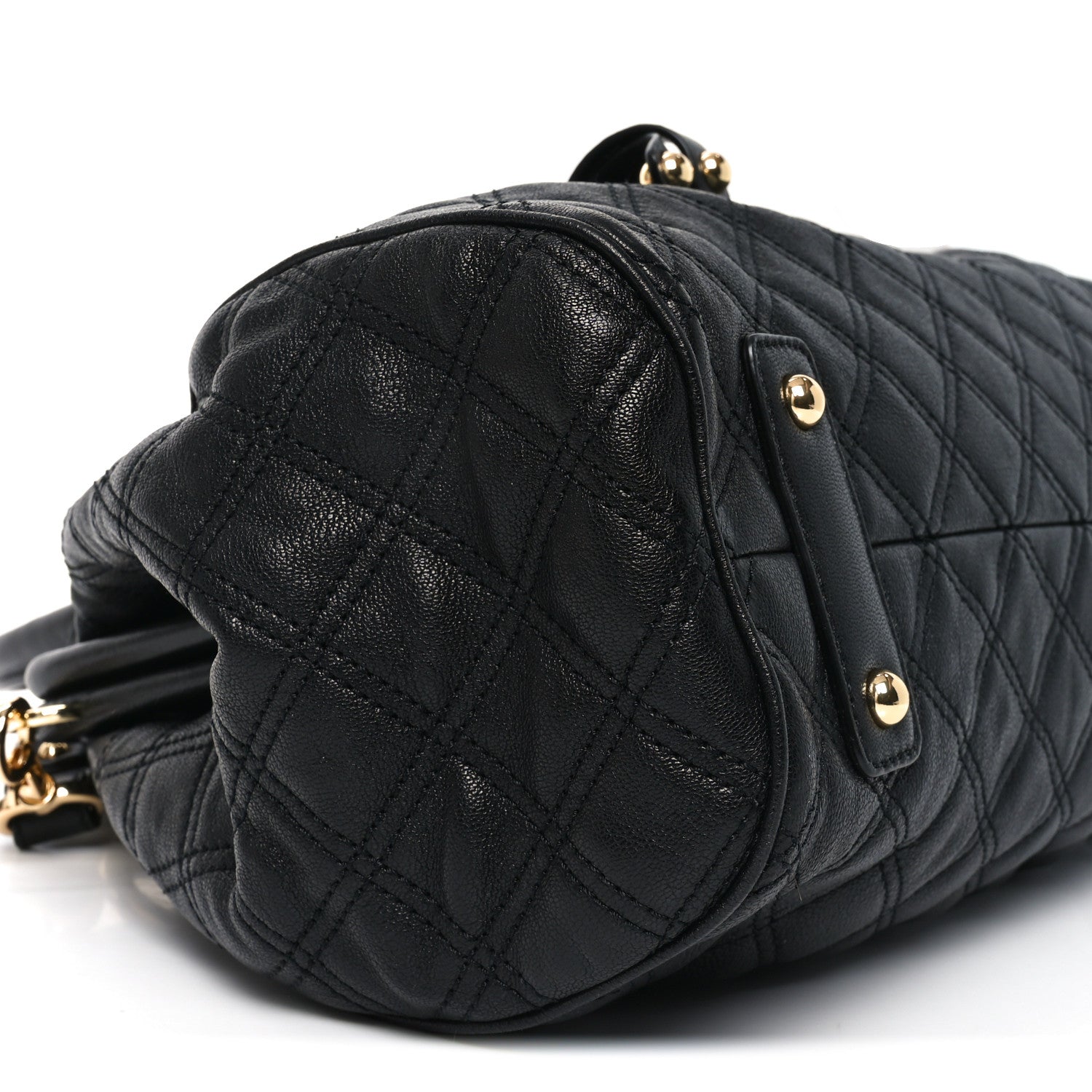 Marc Jacobs Calfskin Quilted Stam Black 8 of 9
