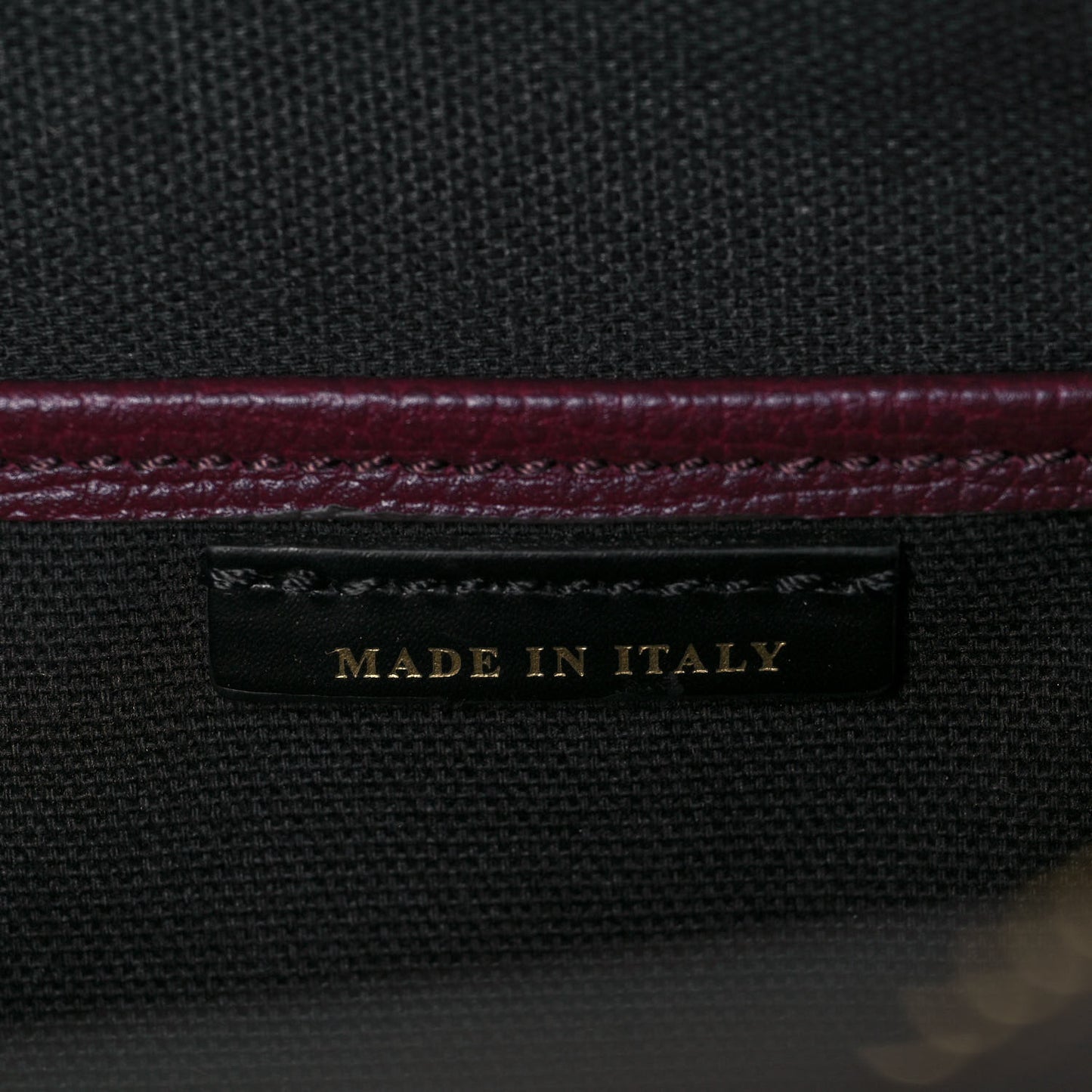 Grainy Calfskin House Check Medium Banner Tote Mahogany Red