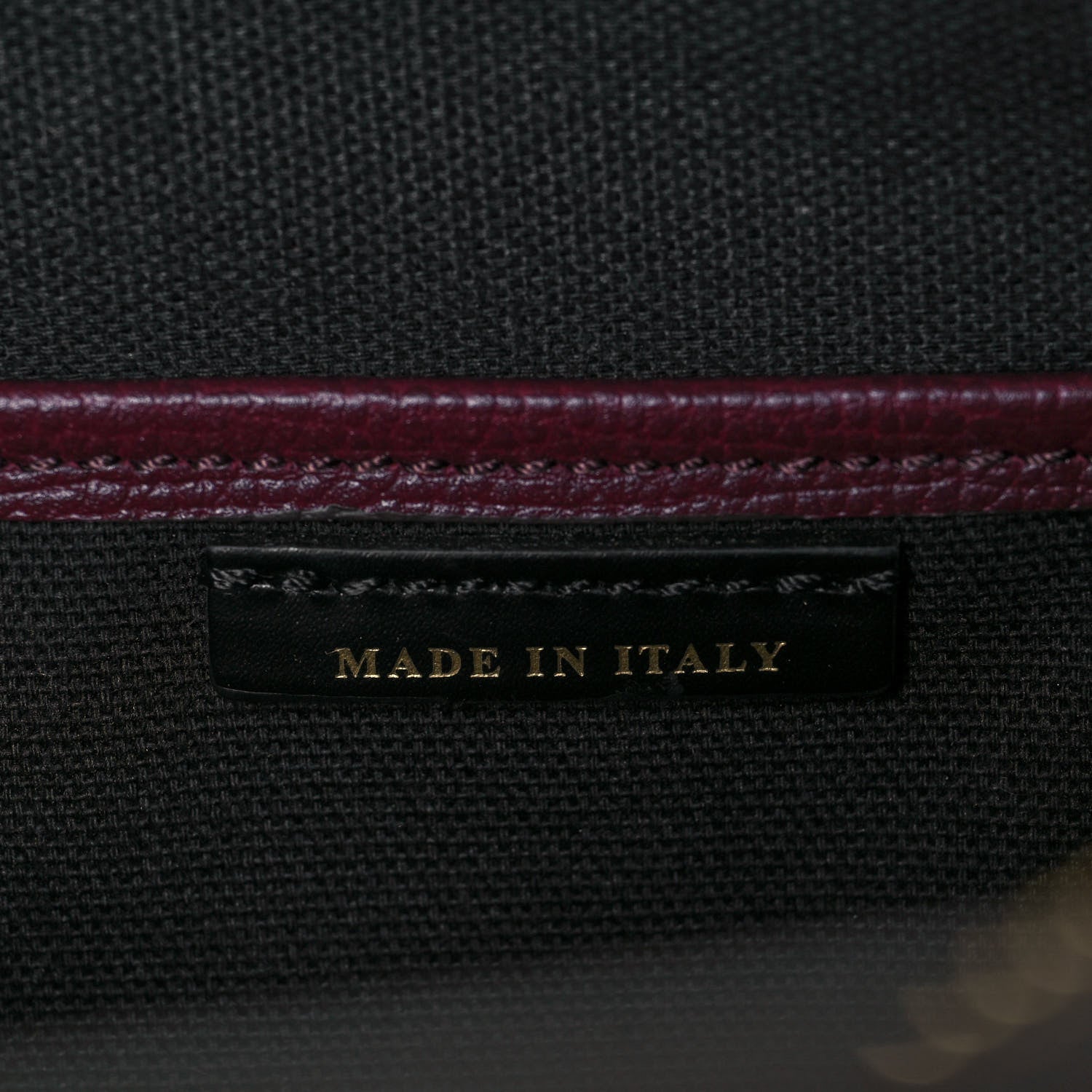 Burberry Grainy Calfskin House Check Medium Banner Tote Mahogany Red 6 of 12