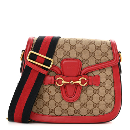 Gucci Monogram Ruinart Calfskin Medium Lady Web Shoulder Bag Beige Ebony Hibiscus Red 1 of 13
