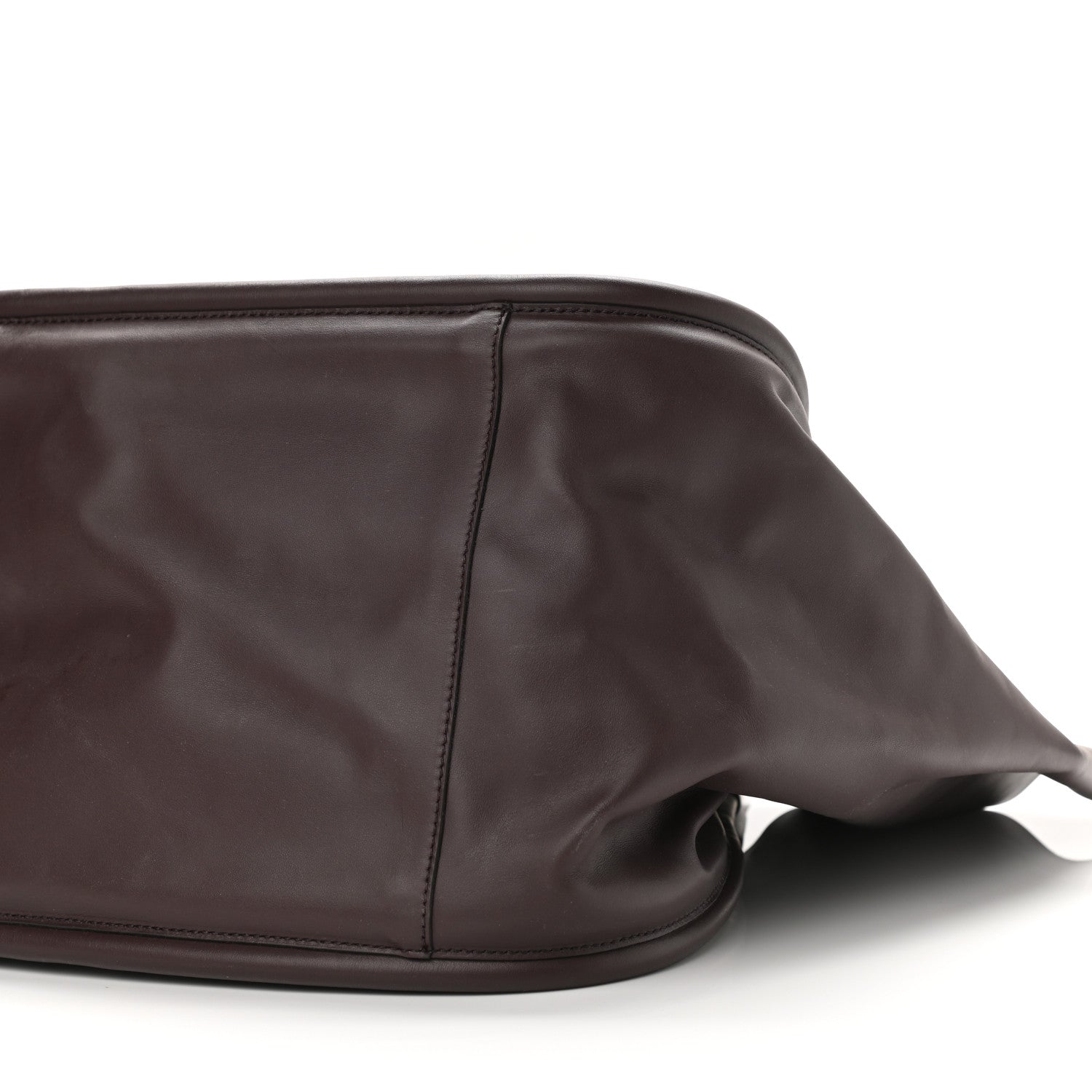 Proenza Schouler Calfskin XL Ruched Tote Chocolate Plum 11 of 11