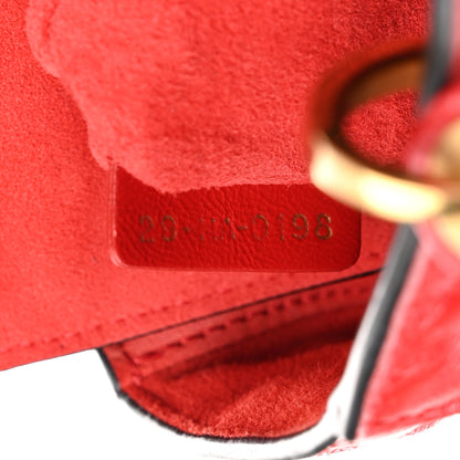 Christian Dior Crinkled Patent Cannage Small Lucky Badges My Lady Dior Red 7 of 10