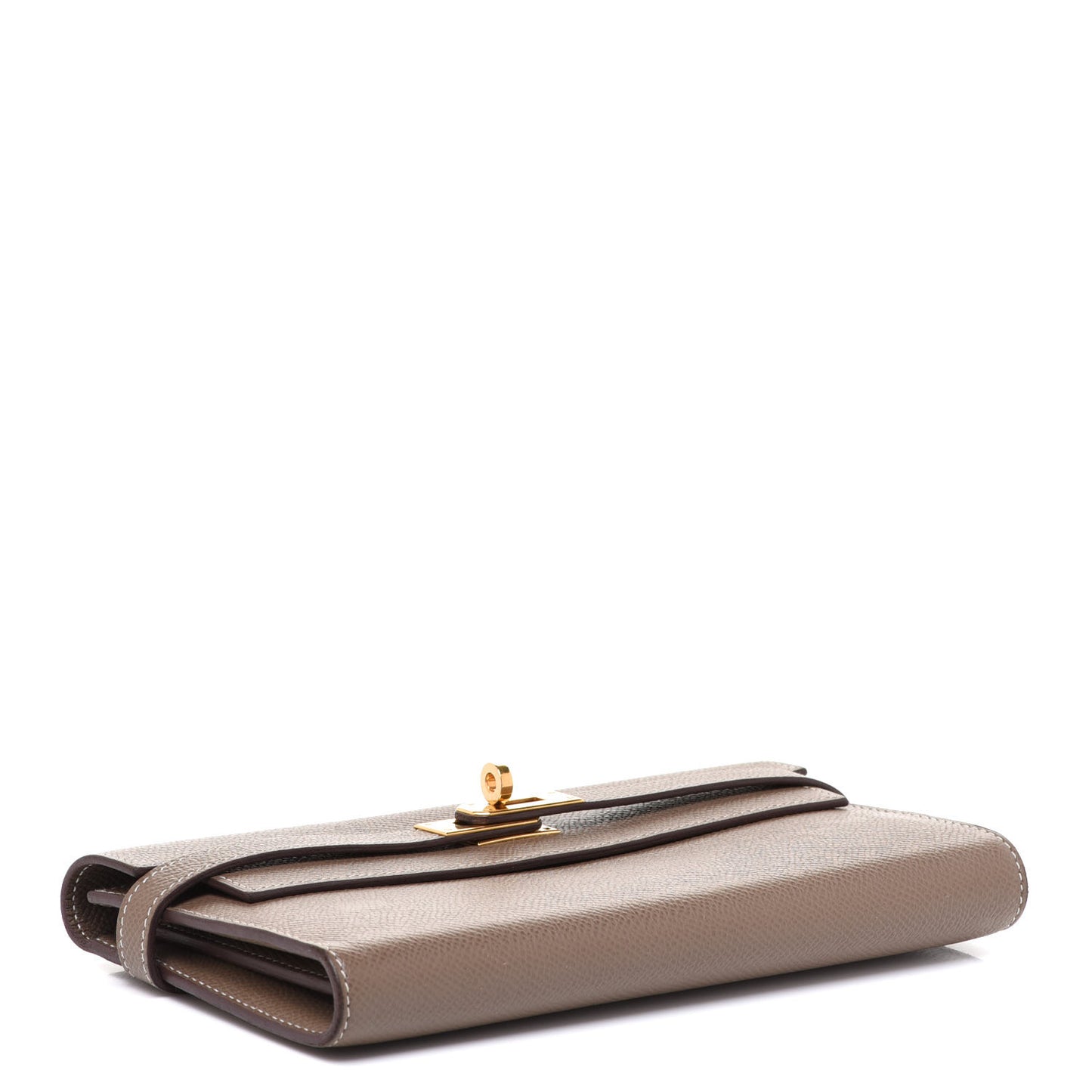 Epsom Kelly Longue Wallet Etoupe