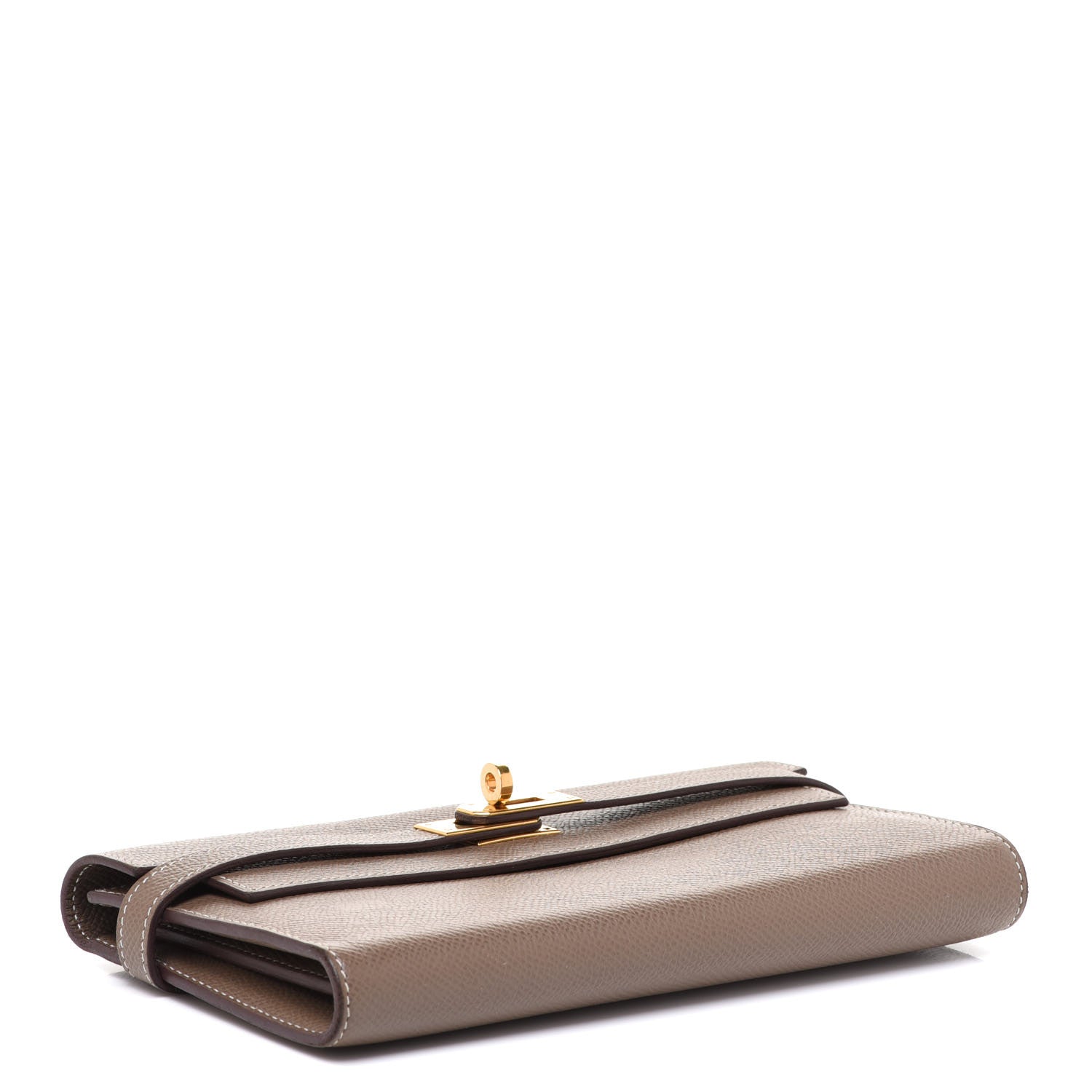 Hermes Epsom Kelly Longue Wallet Etoupe 4 of 13