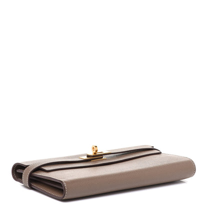 Hermes Epsom Kelly Longue Wallet Etoupe 4 of 13