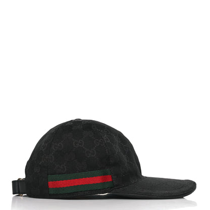 Gucci Monogram Web Baseball Hat S Black 7 of 8