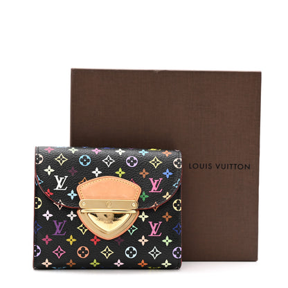Louis Vuitton Monogram Multicolor Joey Wallet Black Grenade 12 of 12