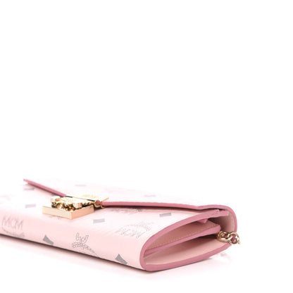 MCM Visetos Large Patricia Wallet On Chain Soft Pink 8 of 9
