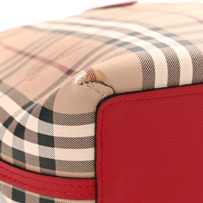 Burberry Haymarket Check Medium Reversible Tote Red 17 of 19