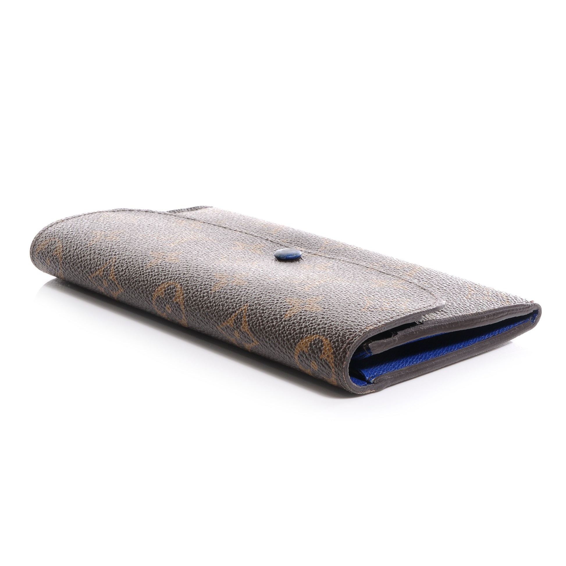 Louis Vuitton Monogram Emilie Wallet Blue 4 of 8