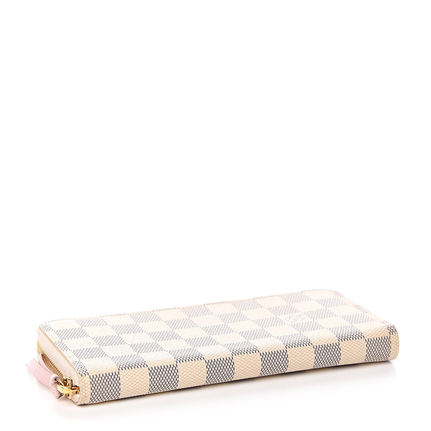 Louis Vuitton Damier Azur Clemence Wallet Rose Ballerine 4 of 8