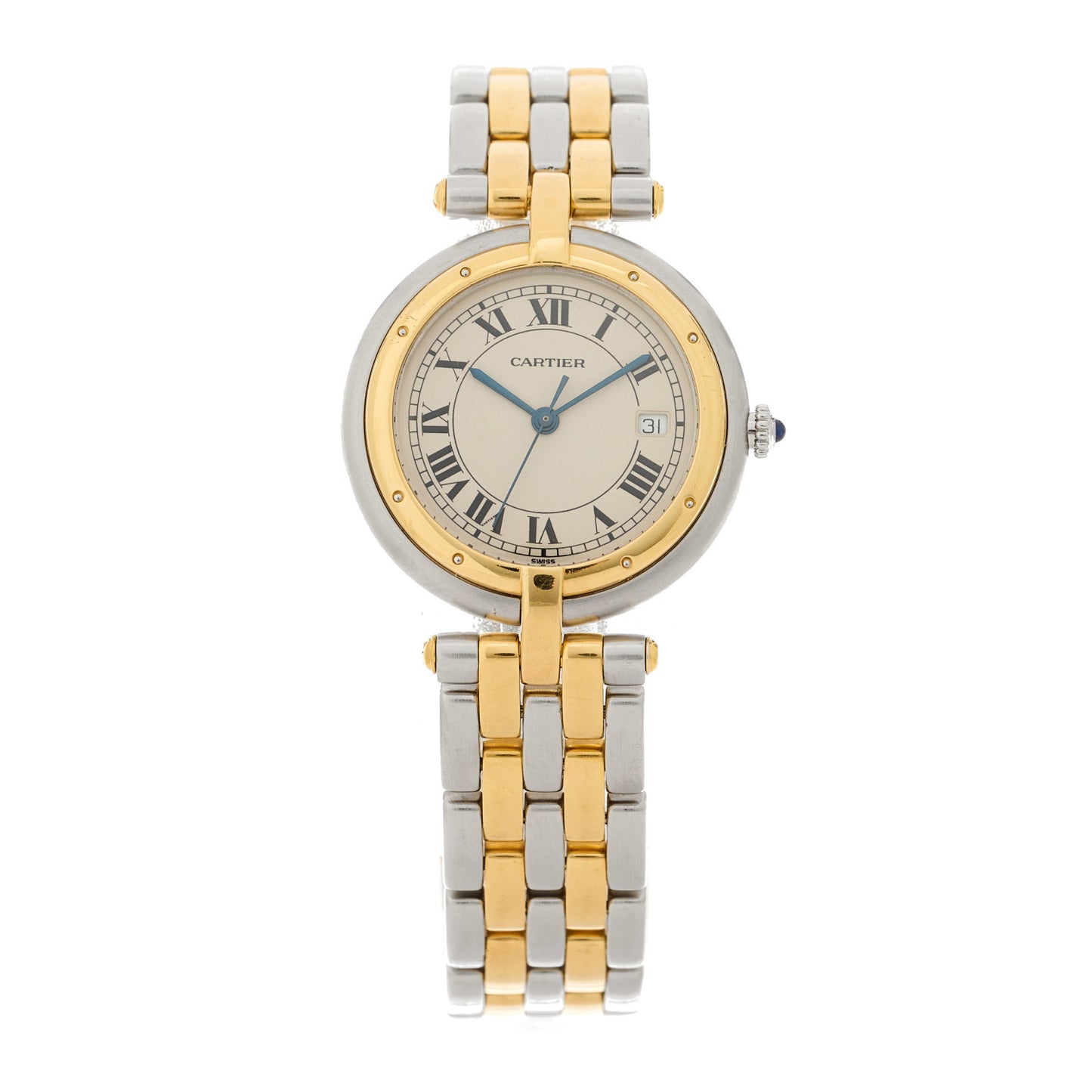 Stainless Steel 18K Yellow Gold 29mm Panthere Vendome Quartz Watch