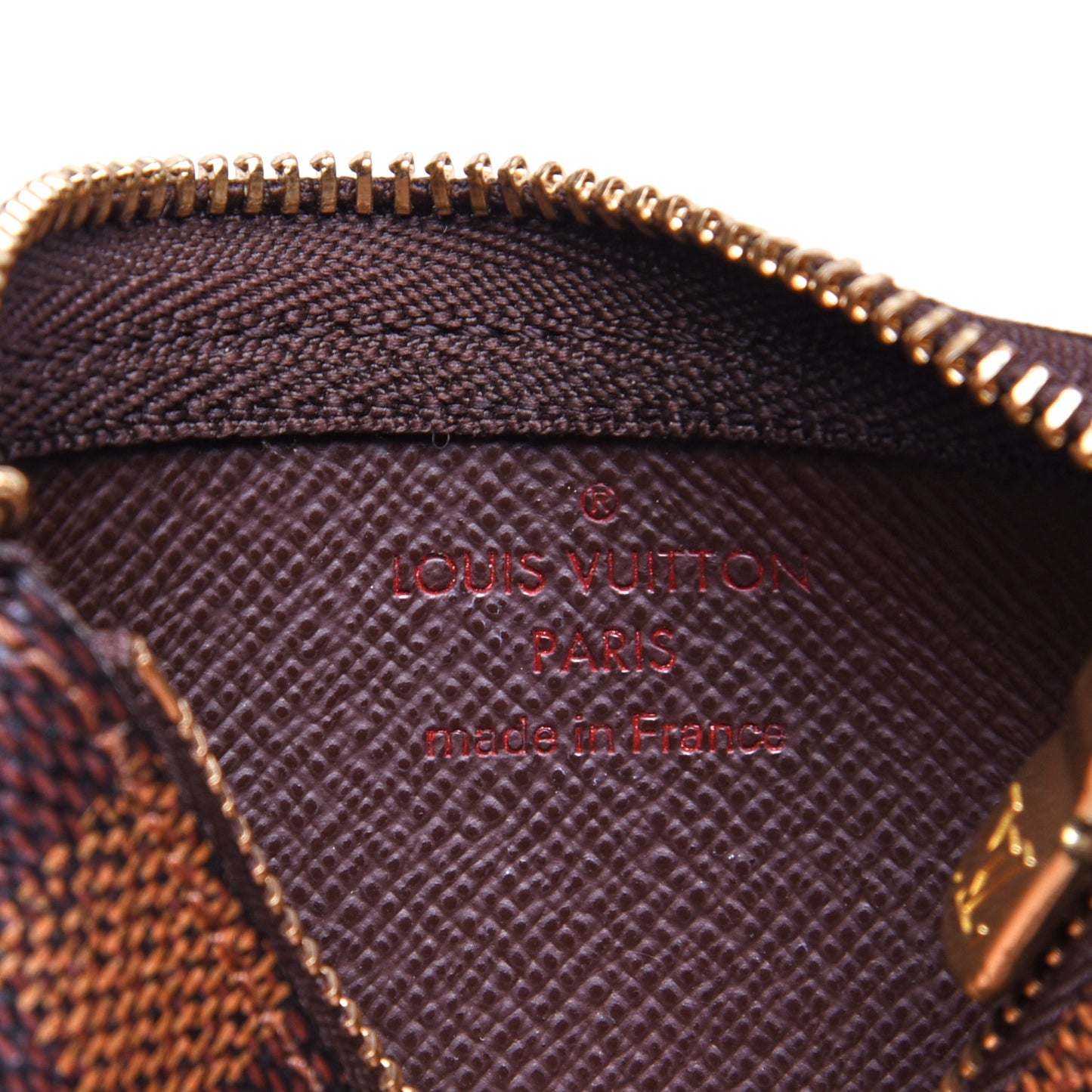 Damier Ebene Key Pouch