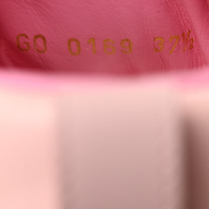 Louis Vuitton Suede Calfskin Run Away Sneakers 37.5 Pink 6 of 8