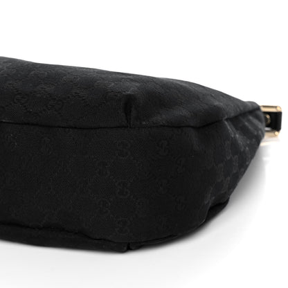 Gucci Monogram Large New Ladies Web Hobo Black 9 of 12