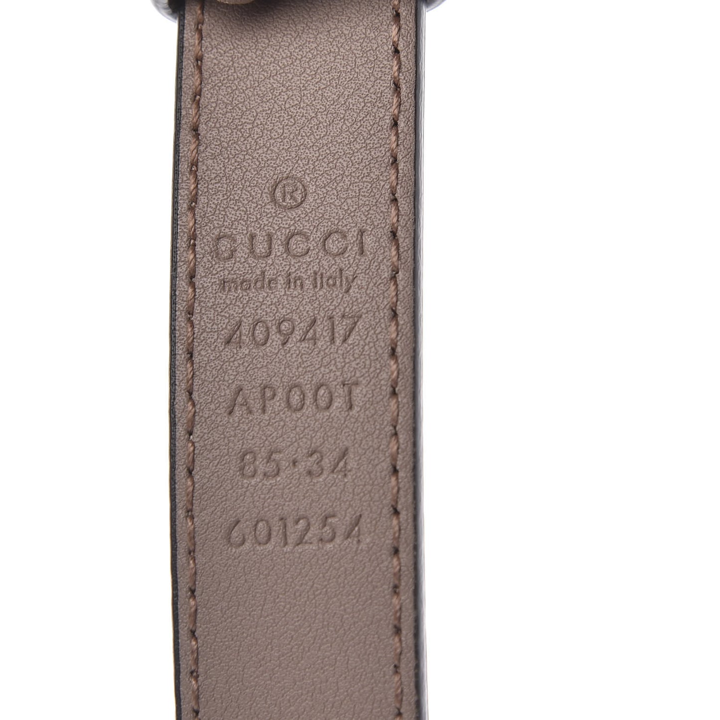 Calfskin Double G 20mm Belt 85 34 Porcelain Rose