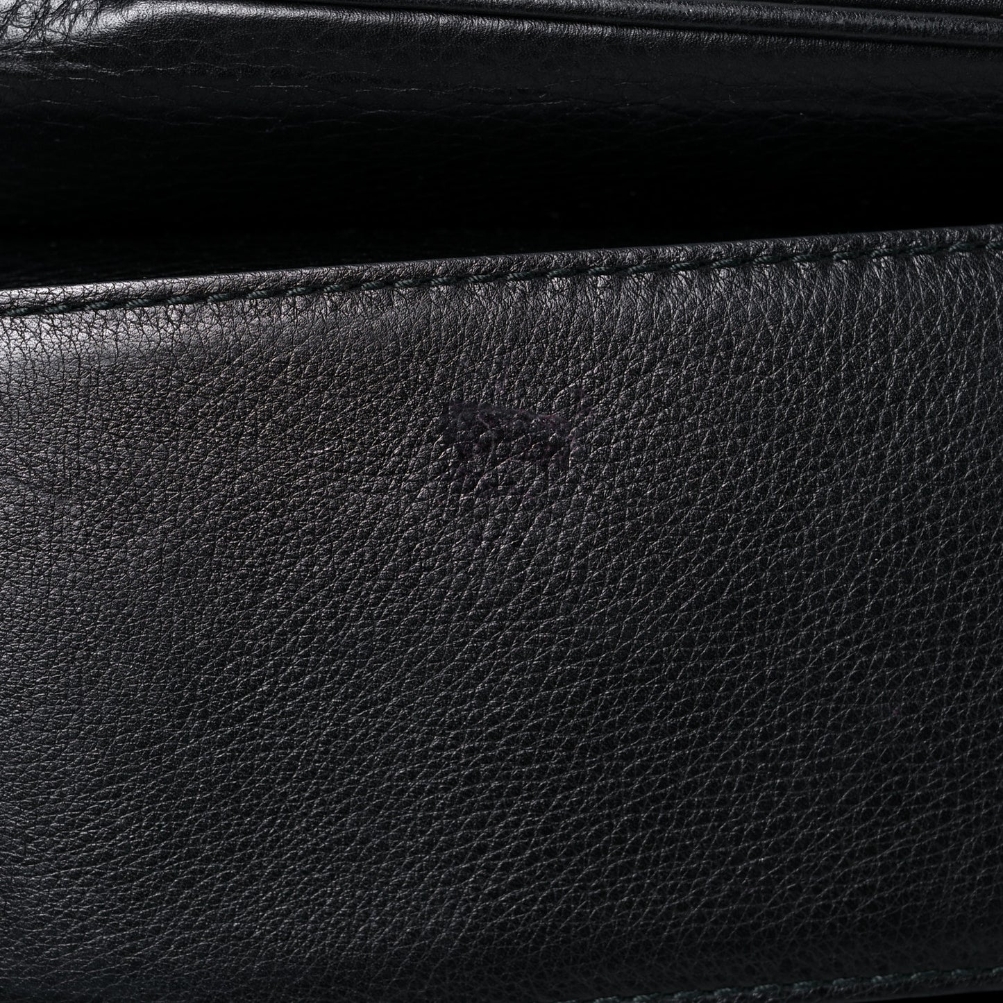 Calfskin Large New Bamboo Top Handle Bag Black
