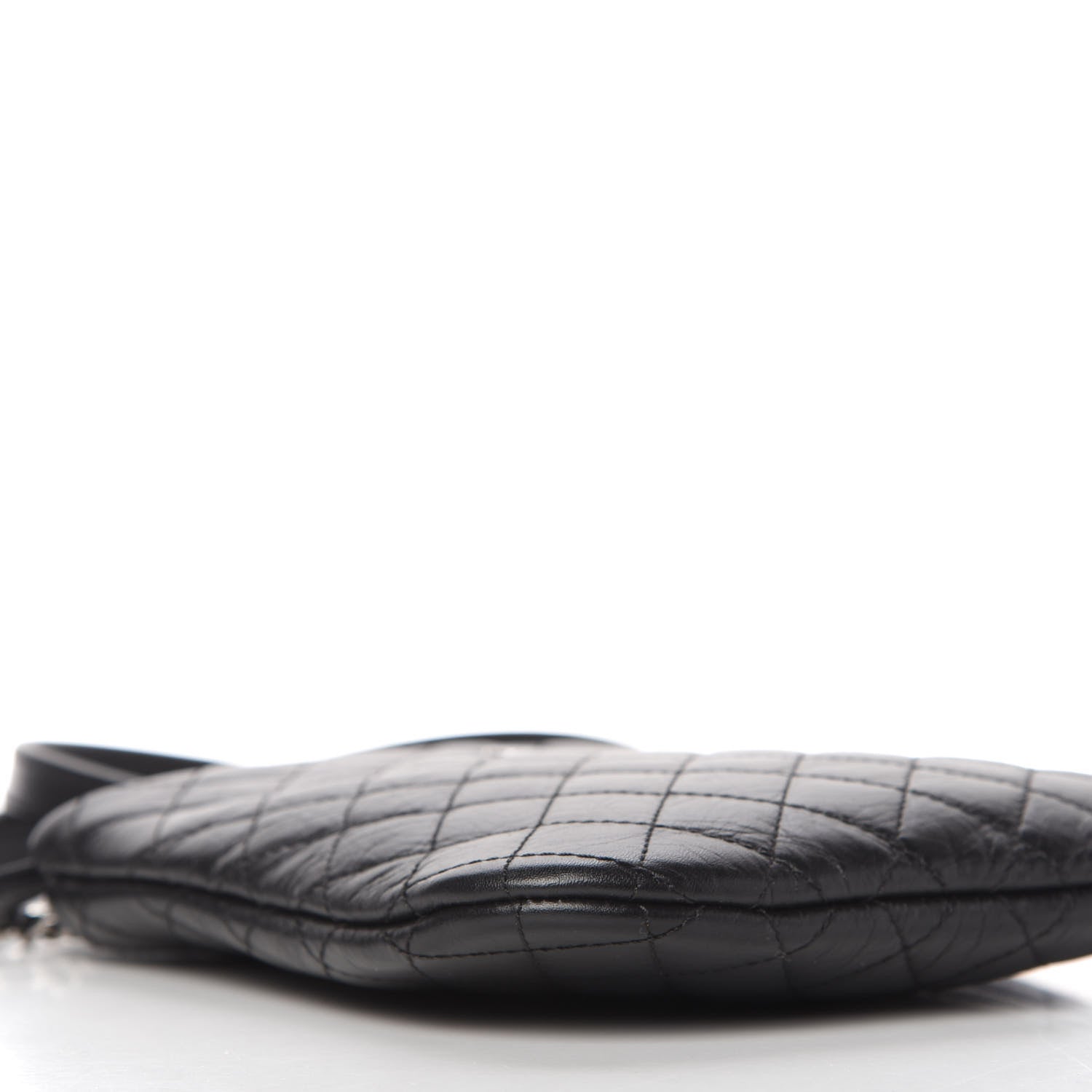 Chanel Aged Calfskin Quilted Crossbody Bag Black 6 of 10