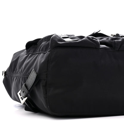 Prada Nylon Vela Medium Backpack Black 9 of 10