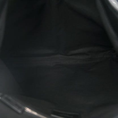 Saint Laurent Calfskin Shoulder Backpack Bag Black 5 of 10