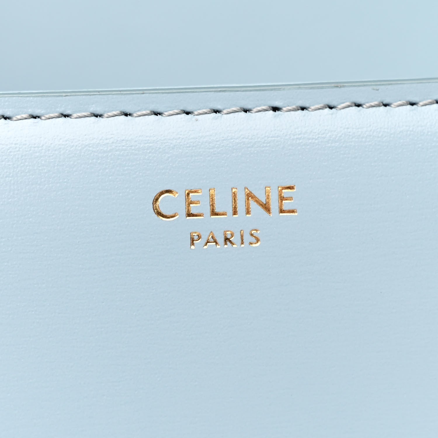 Celine Shiny Calfskin Teen Triomphe California Blue 8 of 14