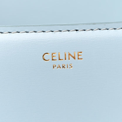 Celine Shiny Calfskin Teen Triomphe California Blue 8 of 14