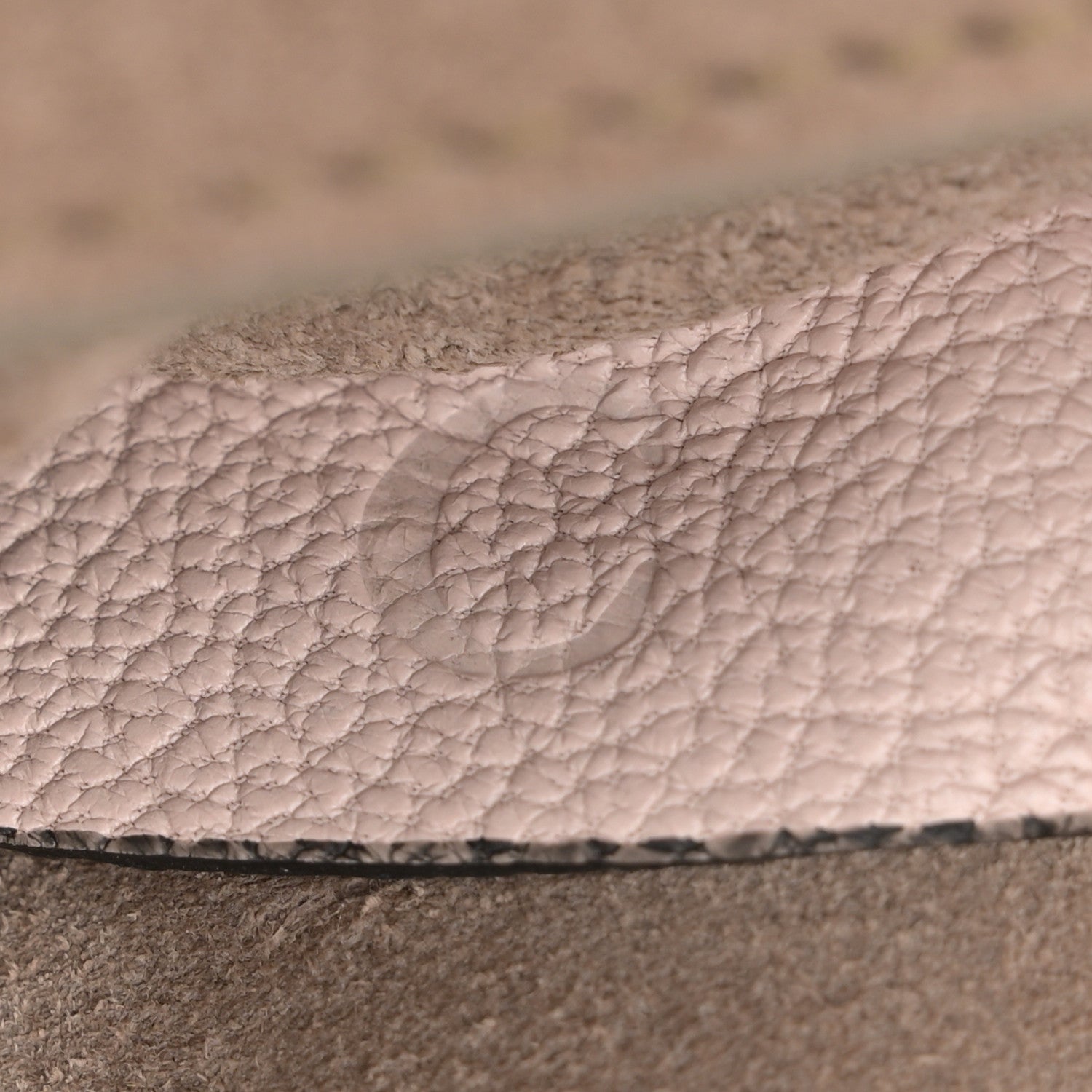 Chloe Grained Lambskin Medium Drew Shoulder Bag Cement Pink 7 of 13