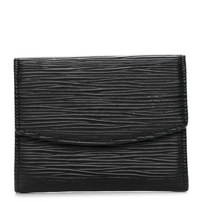 Louis Vuitton Epi Porte-Monnaie Simple Coin Purse Black 1 of 8