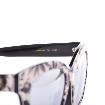 Gucci Acetate Herbarium Print Square Frame Sunglasses GG0029SA White 5 of 9